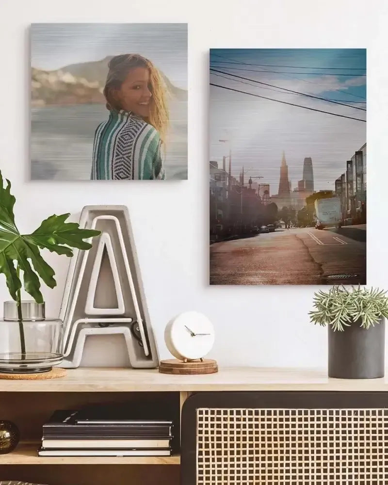 Brushed Aluminum Print