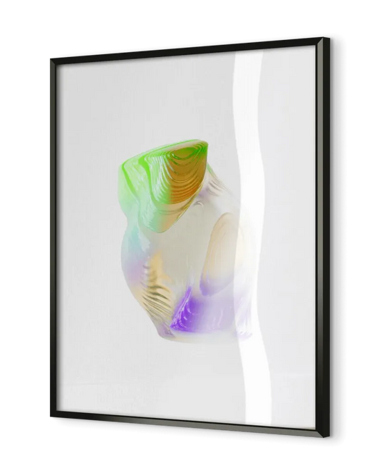 Classic Semi-Glossy Paper Metal Framed Poster