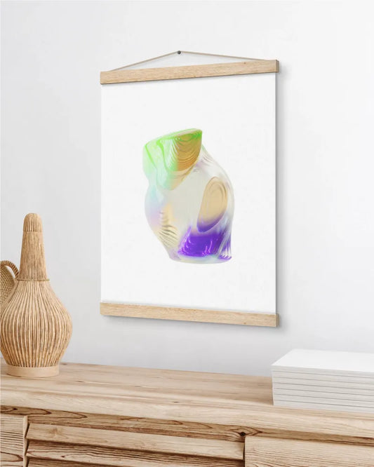 Classic Semi-Glossy Paper Poster with Hanger