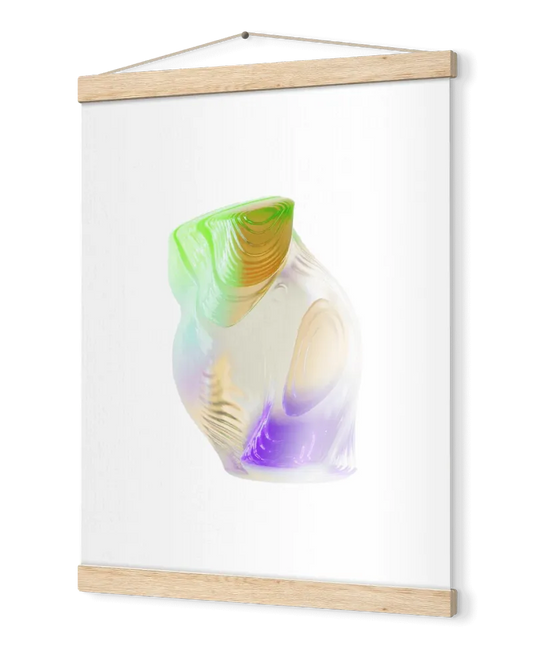 Classic Semi-Glossy Paper Poster with Hanger