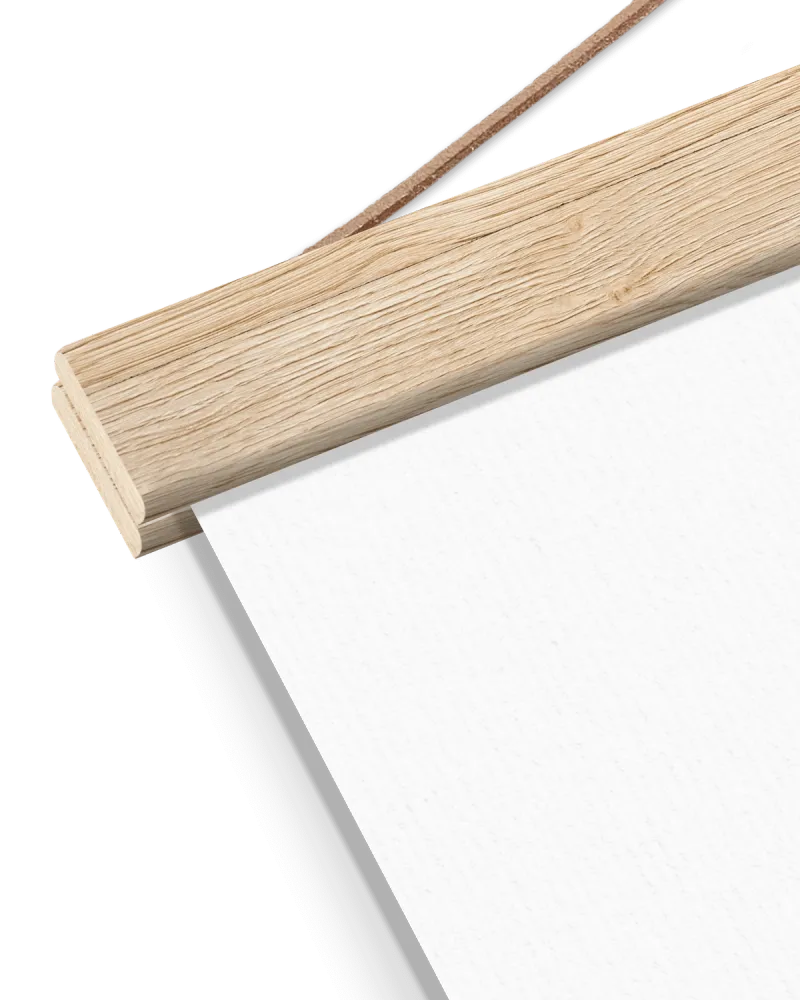 Classic Semi-Glossy Paper Poster with Hanger